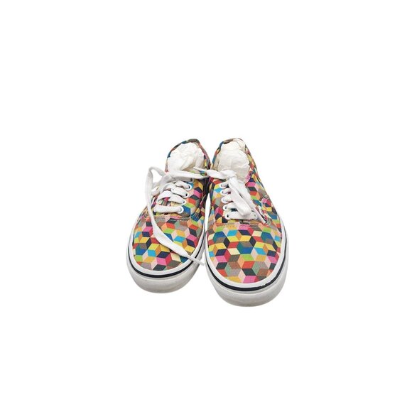 Vans Authentic(3d Check) Multi/True white Checkered Skate Shoes Men 6.5 / womens - Picture 2 of 6